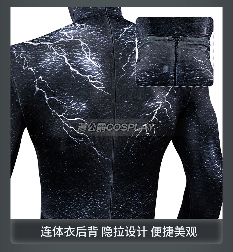 Black Venom Symbiote  Costume Cosplay 3D Printed Spandex Superhero Zentai Suits Bodysuit Halloween Costume Adult