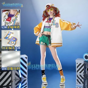Identity Ⅴ Cheerleader Cosplay Costume Lily Ballier OPH.LILY Uniform Halloween Carnival Party Christmas Play Role Clothing