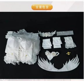 Anime HMS Janus Azur Lane cosplay costume Dress Socks Headwear Necklace Set Halloween Party Gorgeous Wedding Dress New Uniform