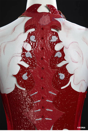 Orin The Red Baldur's Gate 3 Cosplay Costume Halloween party sexy leather blood red jumpsuit armor props wig uniform Woman set