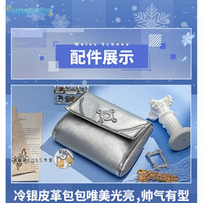 Shusheng-R RWBY Weiss Schnee Ice queen Cosplay Ruby Costume Coat strapless dress bag crown cummerbund set Halloween sweet Woman uniform