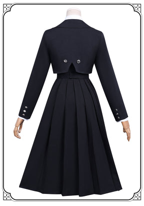 Anime Rock Is A Lady's Modesty Shiraya Tamaki Cosplay Costume Japanese JK Black School Uniform Skirt Woman Cute Campus Suit 2025