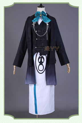 Eli Clark Cosplay Seer Game Identity Ⅴ costume Halloween Party Fashion Cloak Eyemask Tie Accessories Uniform Woman Man Set