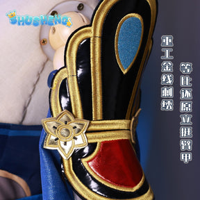 Honkai: Star Rail Hanya Cosplay Costume Dress Headwear Ring Uniform Xueyi Sister Judges Ten-lords Commission