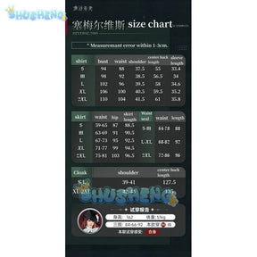 Shusheng Reverse:1999 Semmelweis Women Gown Cosplay Costume Cos Game Anime Party Uniform Hallowen Play Role Clothes Clothing