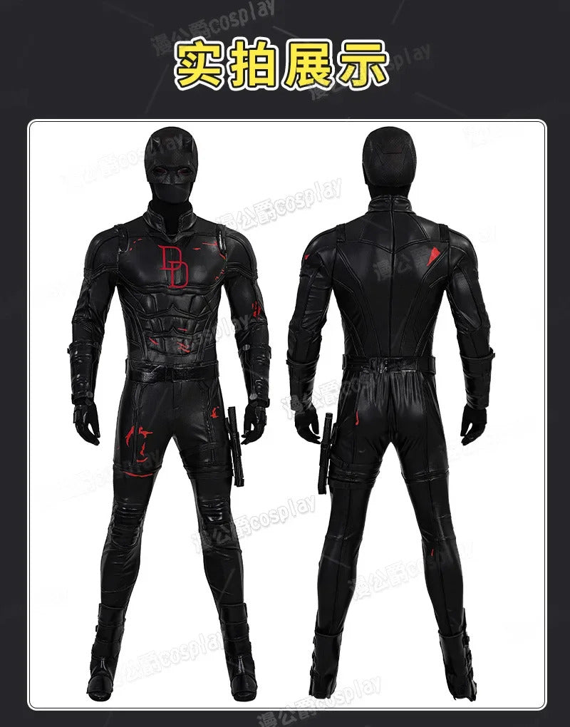 Daredevil  Cosplay Costume Uniform Halloween Carnival Party Christmas Play Role Clothes Clothing for Women Men