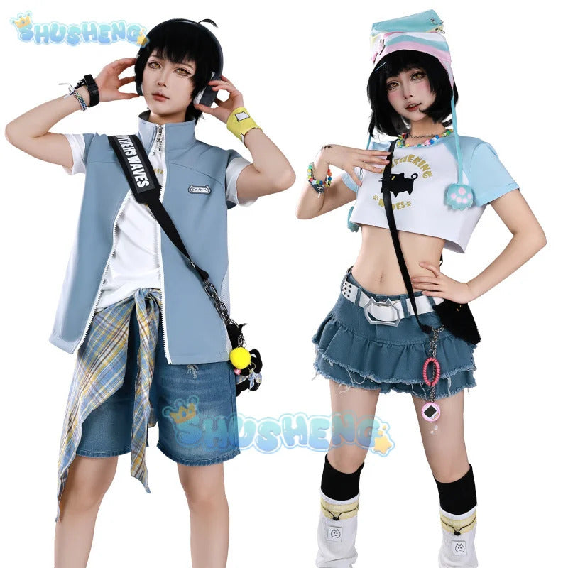 Wuthering Waves Rover Cosplay Costume Uniform Halloween Carnival Party Christmas Play Role Clothes Clothing for Women