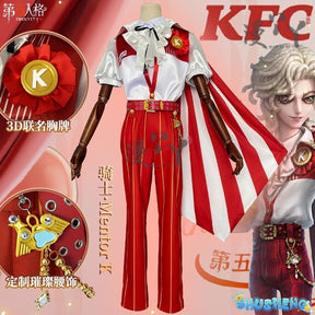 Game Identity V Knights Richard Sterling Cosplay Costume Fancy Anime Clothing Party Suit Halloween Carnival Uniforms Handsome