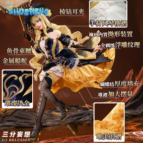 Game Cosplay Series:Genshin Impact-Navia Caspar Cosplay Costume Shoes Wig full set Shushengcos