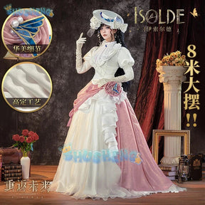 Reverse:1999 Isolde Game Suit Gorgeous Dress Uniform Cosplay Costume Halloween Party Role Play Outfit Women S-3XL