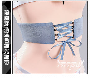 Shusheng-R Succubus Cosplay Costume Maid Dress Sexy Lovely Uniform Halloween Party Role Play Outfit Women