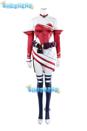 League of Legends/LOL: Ahri Champion Nine Tails Wildd Riftt Game Cosplay Costume Ahri Halloween Cosplay