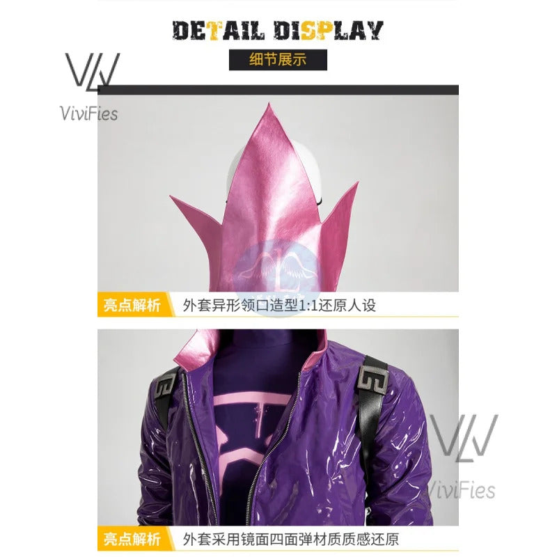 Movie Super Hero Cos Prowler Cosplay Costume Outfits Fantasy Top Pants Sets Halloween Carnival Suit Accessories For Men Roleplay