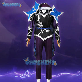 Game LOL EDG The Silvery Knights of Dragon Aphelios Cosplay Costume Uniform Outfits Suit Halloween Costume for Men