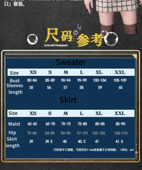 Love and Deepspace Heroines Cosplay Costume Encounter in Spring Halloween Party Dress Scarf Waist Set Women's Elegant Uniform