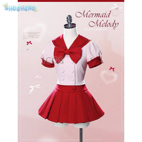 Nanami Ruchia Hanon Hosho mermaid melody Pichi Pichi Pitch Cosplay Nanami Luchia Costume Halloween Sweet JK Dress Uniform Set