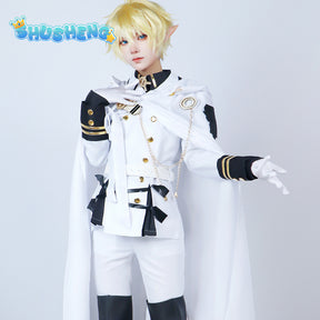 Anime Mikaela Hyakuya Cosplay Seraph of The End Cosplay Costumes Uniform Cloak Ornament Halloween Carnival Party Cos Adult Men