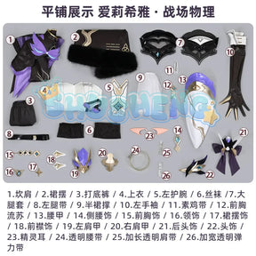 Honkai Impact 3rd Elysia Miss Pink Elf Cosplay Costume Physical Battleground Full Set Sushengcos