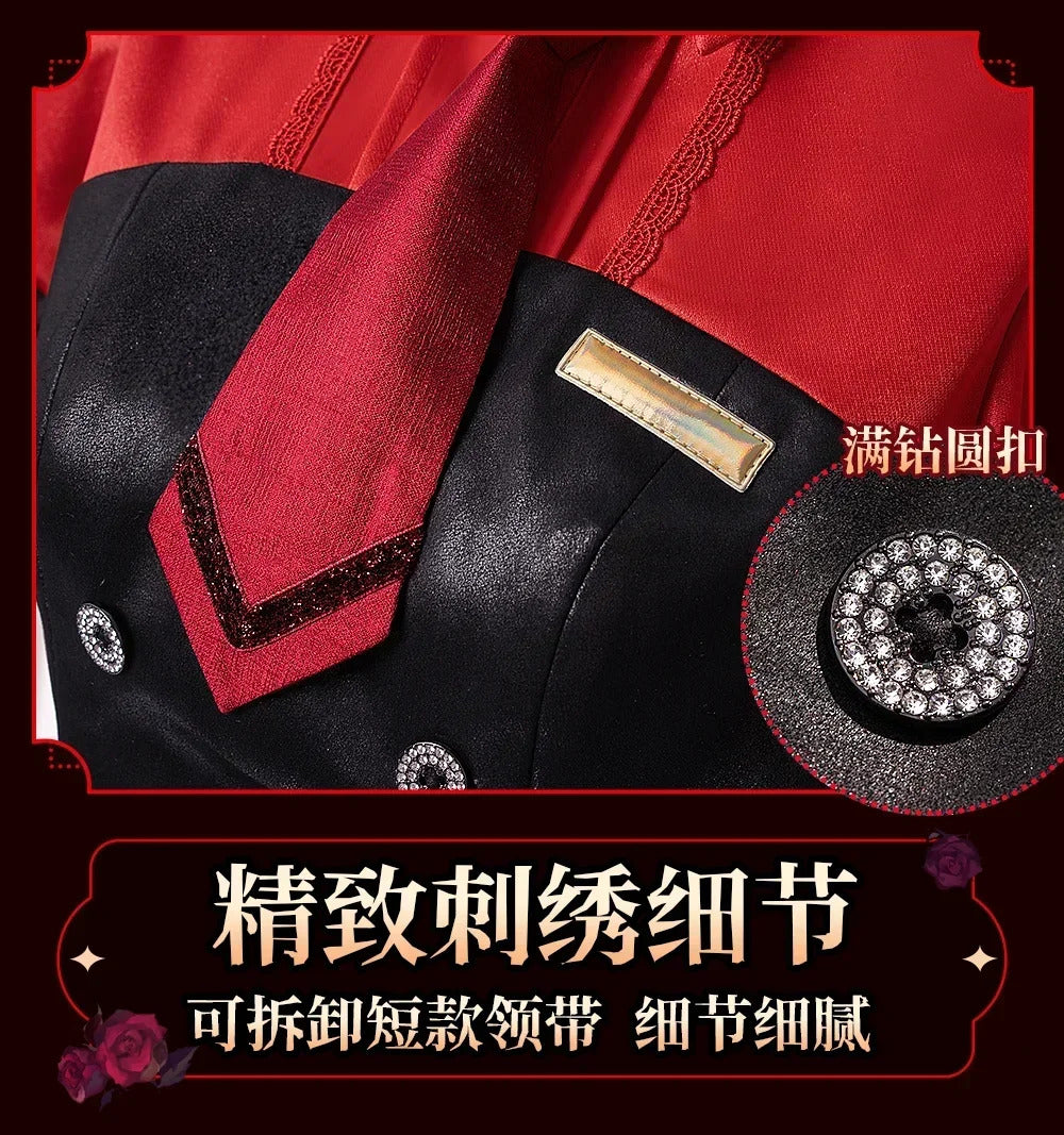 Kasane Teto Cosplay Costume Costume Gothic Night Uniform Halloween Carnival Party Christmas Play Role Clothes Clothing