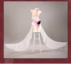 Game Azur Lane USS Halford Cosplay Costume Sexy pink jumpsuit props accessories wig set Halloween sweet women New uniform S-XXL