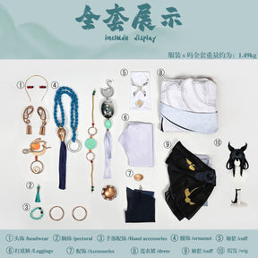 Game Honor of Kings Cosplay Gong Sun Li Chinese-inspired Costume Luxury Dresses Halloween Game Cosplay Newly Dress for Women