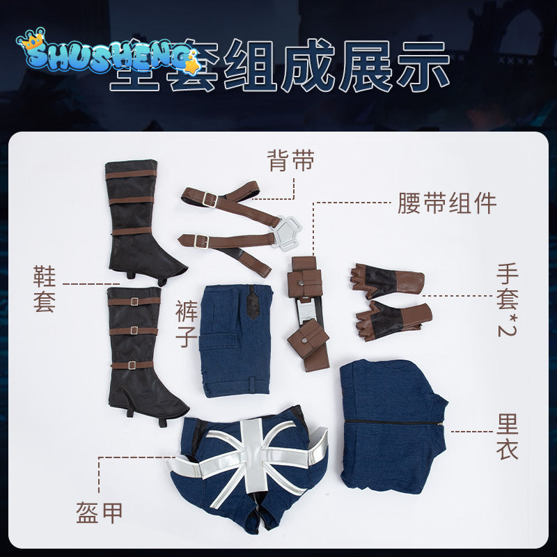 Anime What If Cosplay Costume Captain Carter Battle Outfit Halloween Party Carnival Cloth Full Sets Shoe Covers Christmas Gift