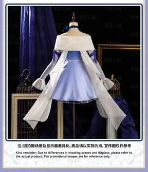 Shusheng-N Game Genshin Impact Keqing Cosplay Costume Halloween Carnival Sweet Lolita Dress Props Wig Accessories Women's New Keqing Set