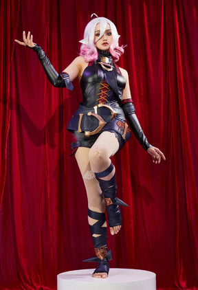 Briar Game LOL Cosplay the Restrained Hunger Costume Sexy jumpsuit leather suit party carnival high-quality Woman uniform outfit