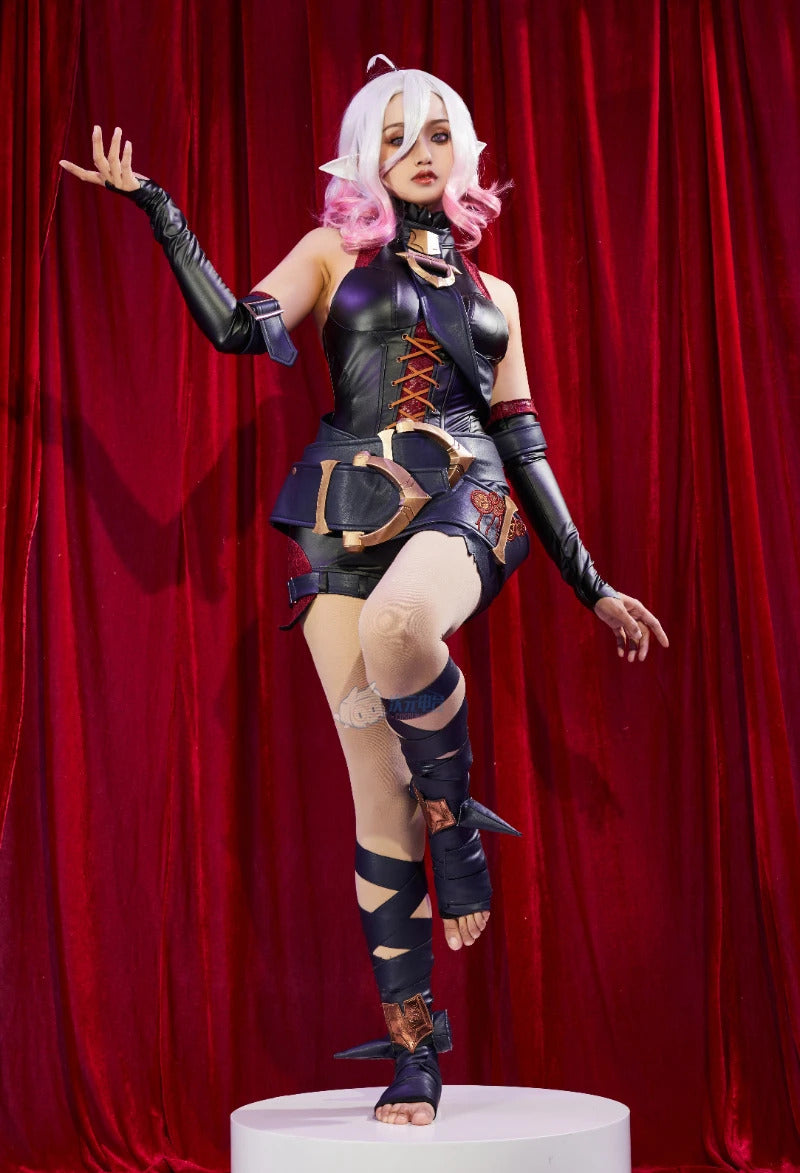 Briar Game LOL Cosplay the Restrained Hunger Costume Sexy jumpsuit leather suit party carnival high-quality Woman uniform outfit