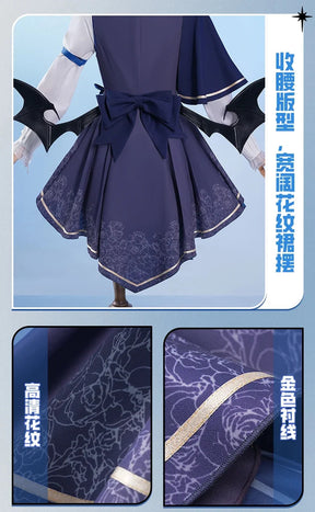 Vtuber Higashi Yukihasu Cosplay Costume Uniform Halloween Carnival Party Christmas Play Role Clothes Clothing for Women