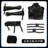 FF7 Sephiroth Cosplay Final Fantasy VII Costume Black Coat and Accessories Halloween Party Handsome Uniform youth Sephiroth Set