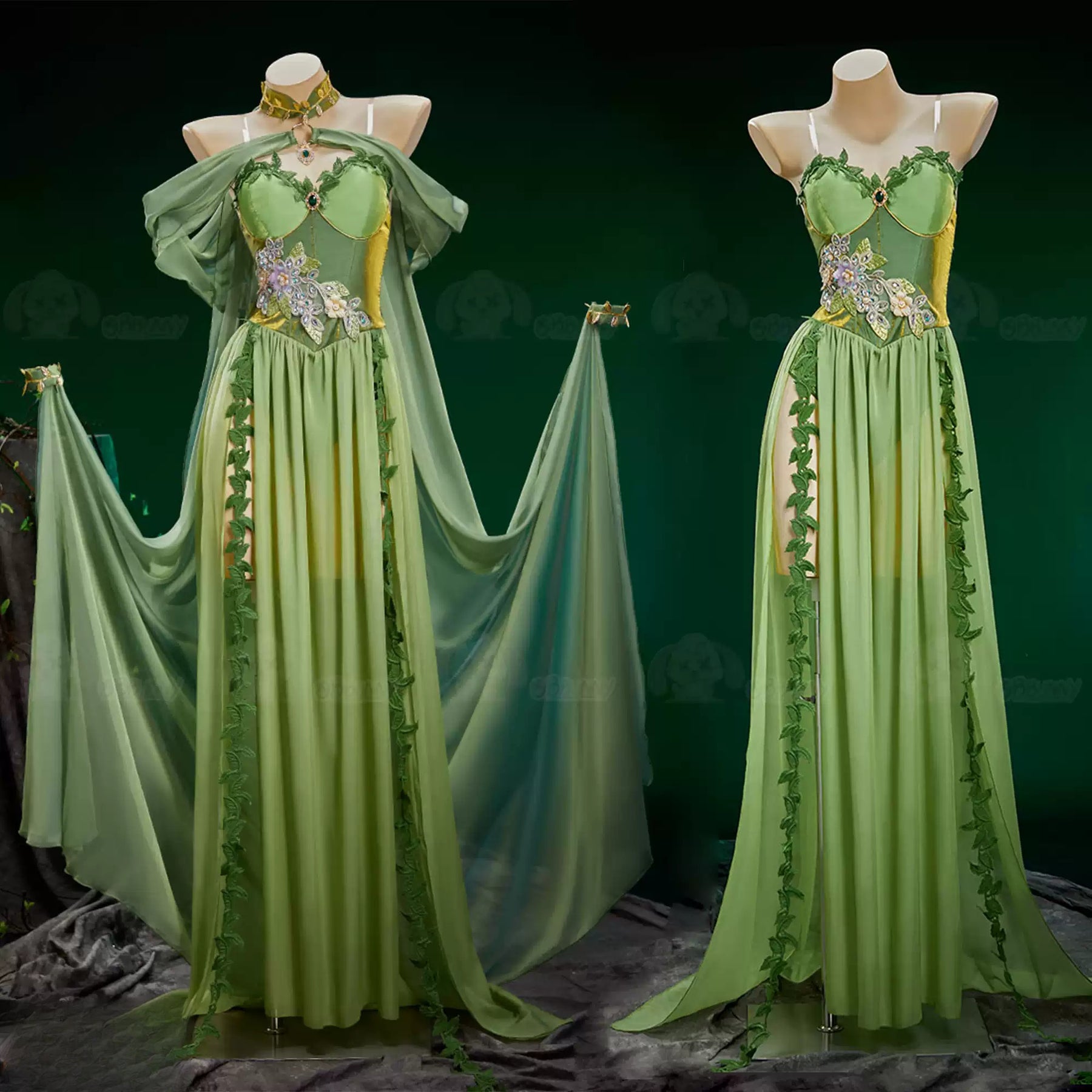 Shusheng-R The Wizard of Oz Elf Princess Dress Cosplay Costume S-XL
