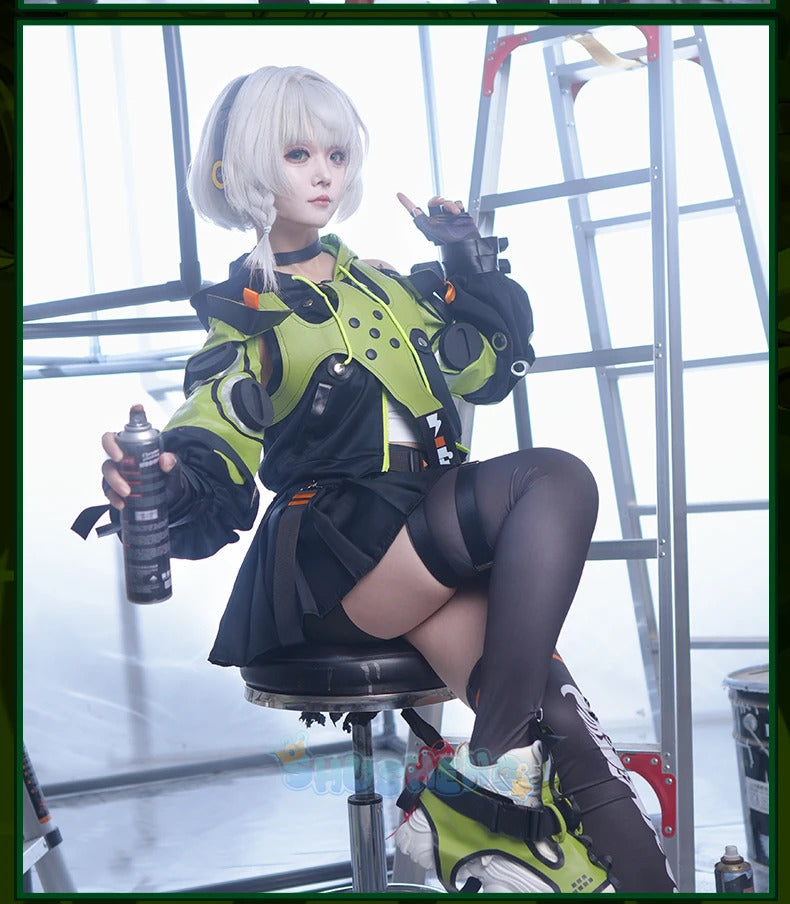 Shusheng Zenless Zone Zero Anby Demara Women Cosplay Costume Cos Game Anime Party Uniform Hallowen Play Role Clothes Clothing