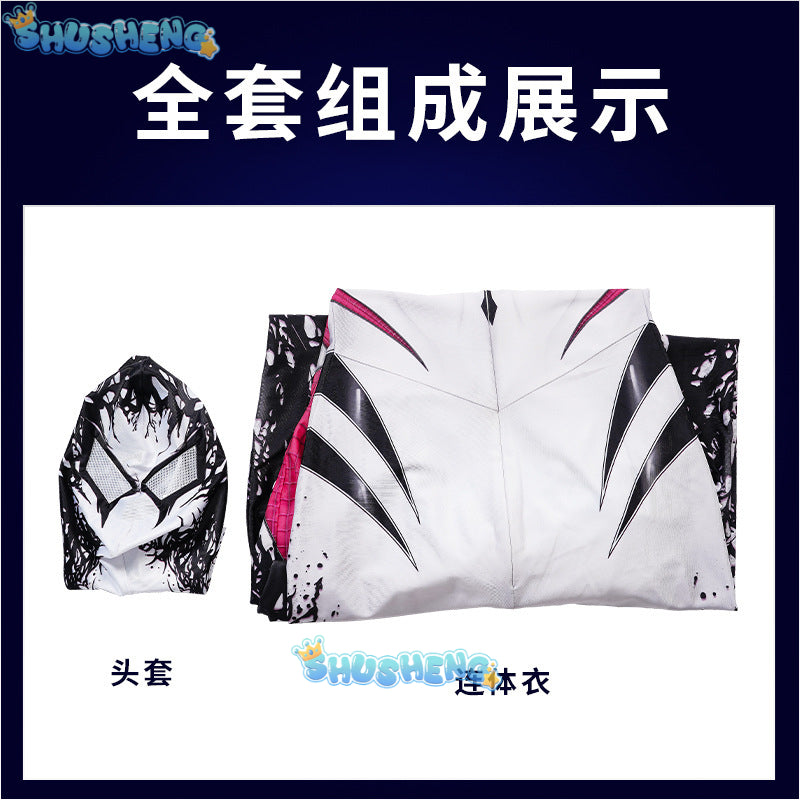 Venom Spider Gwen Stacy Cosplay Costume Superhero 3D Printed Spandex Zentai BodySuit Gwen Stacy Spiderwoman Halloween Costume