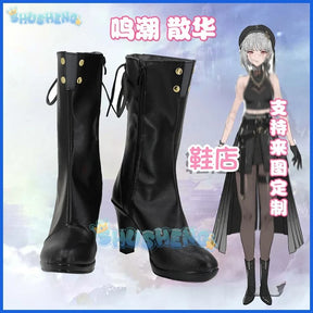 Game Wuthering Waves Sanhua Cosplay Shoes Adult Women Men Halloween Carniavl Party Props Custom Made