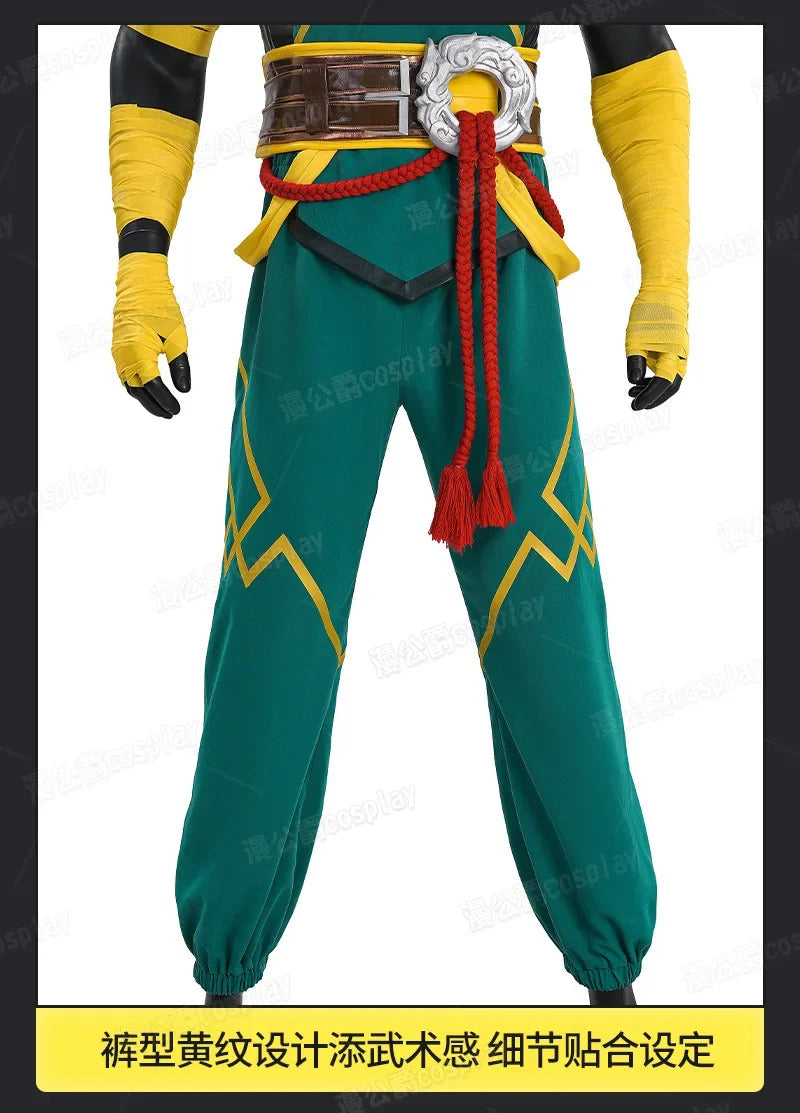 ‌Iron Fist‌‌Lin Lie‌ Cosplay Costume Uniform Halloween Carnival Party Christmas Play Role Clothes Clothing for Men