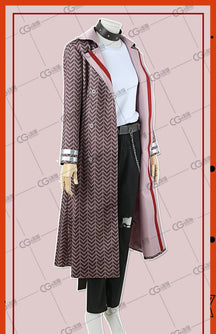 Paradox Live Shion Kaida Cosplay smokin dog Costume T-shirt jacket belt necklace pants set Halloween men women fashion uniform