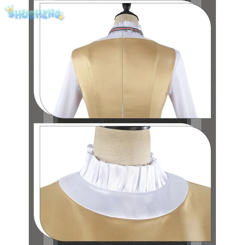 Movie New M3gan 2 Cosplay Costume M3gan Dress, tie, belt, socks set Halloween party casual women's man fashion uniform