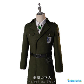 Anime Eldia Cosplay Scout Regiment Costume Survey Corps Green Uniform Scout Legion Outfits for Halloween
