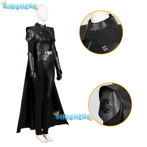 Obi Wan Kenobi Reva Cosplay Costume Halloween Carnival Costumes Women Jedi Imperial Black Uniform Suit Third Sister Outfit