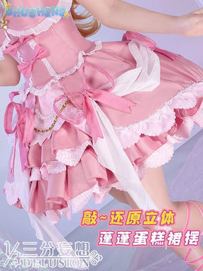 Aikatsu! Series Hoshimiya Ichigo Aurora Kiss Women Cosplay Costume Cos Game Anime Party Uniform Hallowen Play Role Clothes