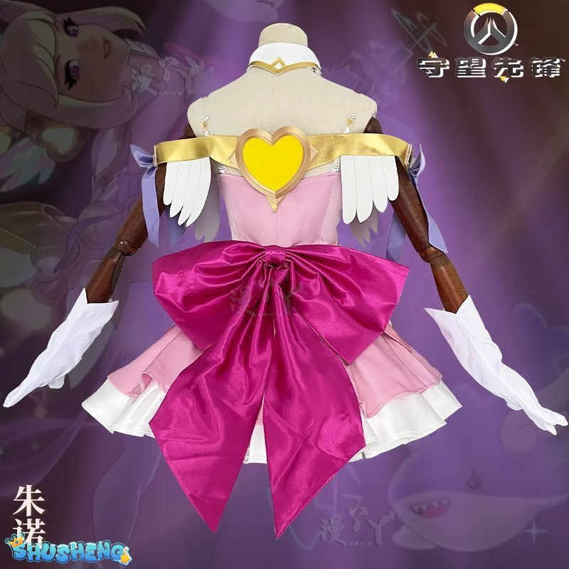Juno Cosplay New Magical Girl Overwatch Costume Halloween Party Sweet Lolita Dress Gloves Socks Pro New Women Juno Uniform
