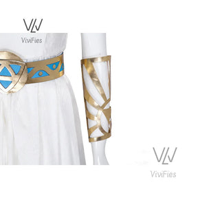 Game Zelda Princess Dress Cosplay Elegant Sexy Fairy Clothing Uniform Headdress Accessories Set Halloween Woman Costume Outfit