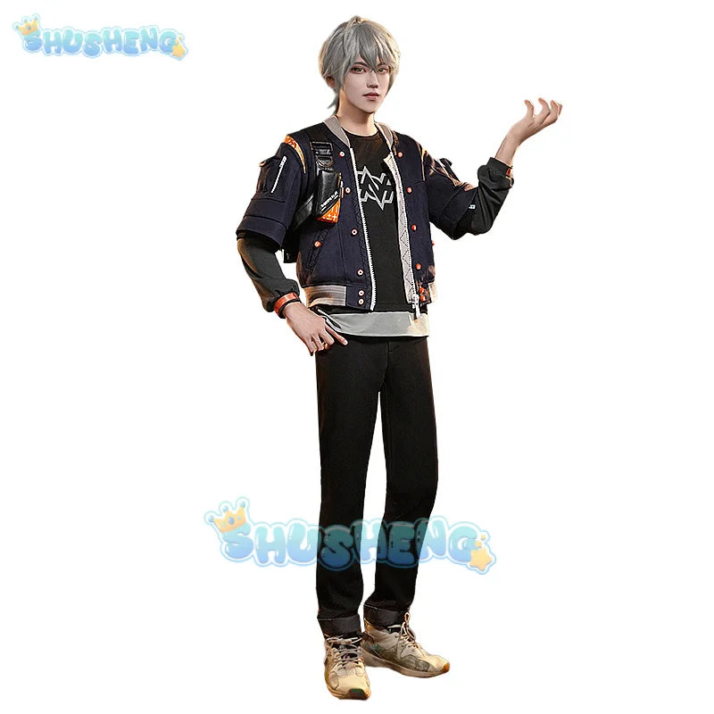 Zenless Zone Zero Wise Cosplay Costume Wig Game Uniform Headphone Props Stocking Cunning Hares Halloween Party for Women