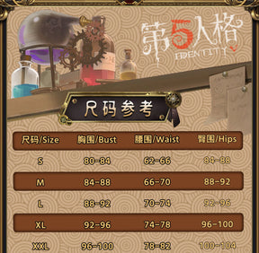 Perfumer Refiner Vera Nair Cosplay Costume Game Identity V Anime Roleplay Suit Halloween Carnival Party Uniform