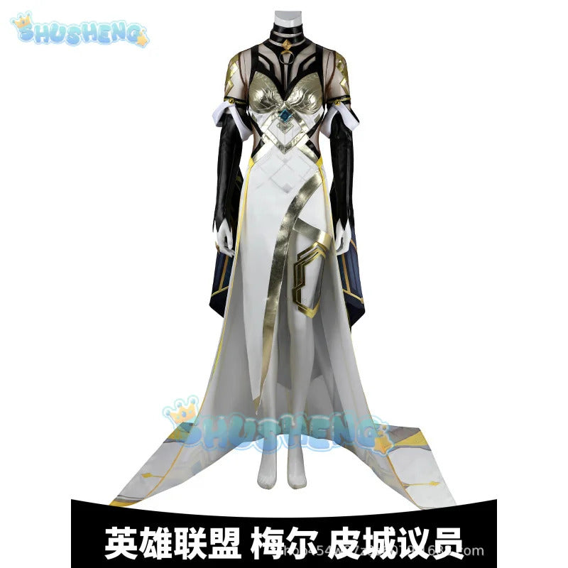 League of Legends LOL Mel Cosplay Costume Uniform Halloween Carnival Party Christmas Play Role Clothes Clothing for Women