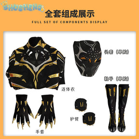 Anime Wakanda Forever Superhero Black Panther Shuri Cosplay Costume Bodysuit Party Costume for Women