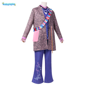 Alice in Wonderland cosplay hat man costume, Mad Hatter movie character play dress-up suit