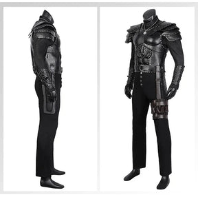 Witcher 3:Wild Huntc Geralt Cosplay Geralt Costume Handsome leather men set accessories props complete Halloween party uniform