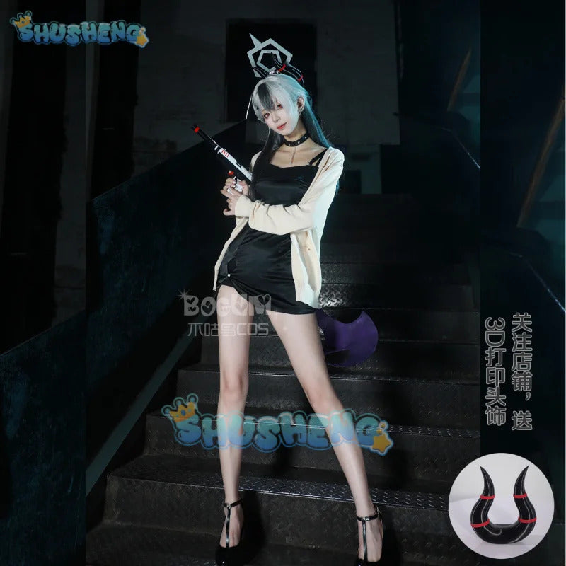 Blue Archive Onikata Kayoko Cosplay Costume Uniform Halloween Carnival Party Christmas Play Role Clothes Clothing